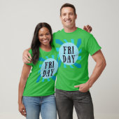 金曜日は週の1日 レトロ Tシャツ (ユニセックス)