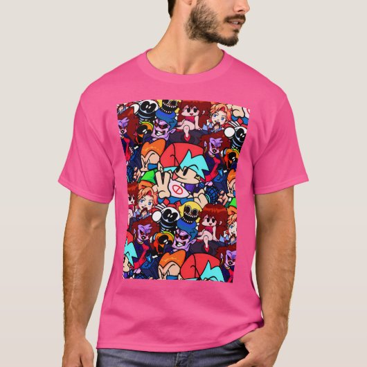 金曜日夜のファンキンコラージュ Tシャツ (正面)