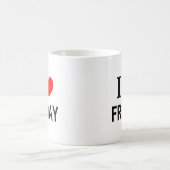金曜日大好き! コーヒーマグカップ (中央)