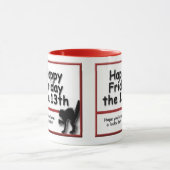 金曜日幸せな13のマグ マグカップ (中央)