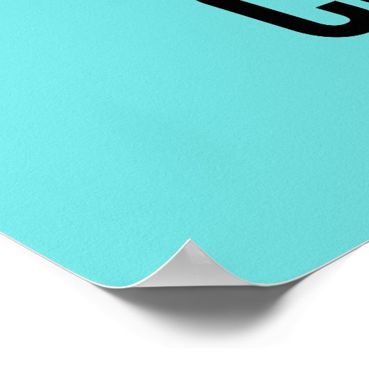 金曜日来はOffice Motivation Blue ポスター (角)