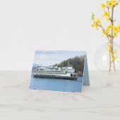 金曜日港のサンファン島フェリー カード (黄色い花)