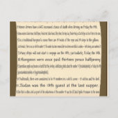 金曜日第13 ポストカード (正面)