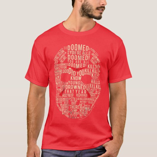 金曜日13日のジェイソン・マスケファミリー Tシャツ (正面)