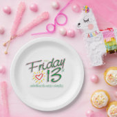 金曜日13日紙プレート ペーパープレート (パーティー)