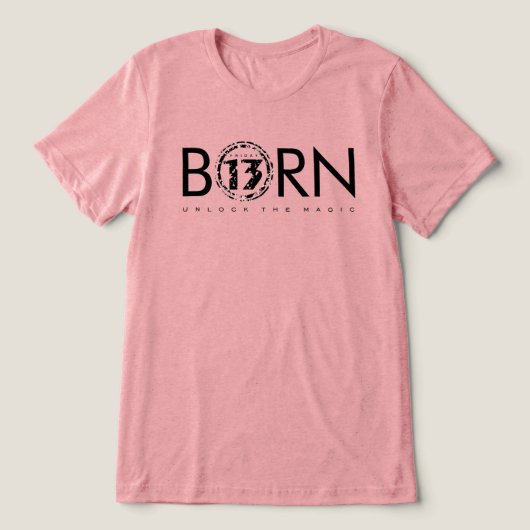 金曜日13thクラブ トライブレンドTシャツ (デザイン正面)