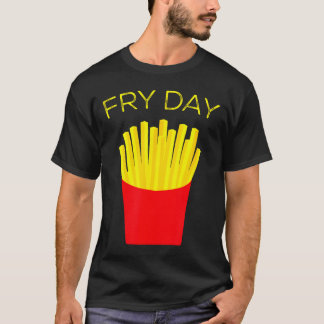 金曜日 フライドポテト TGIF Tシャツ