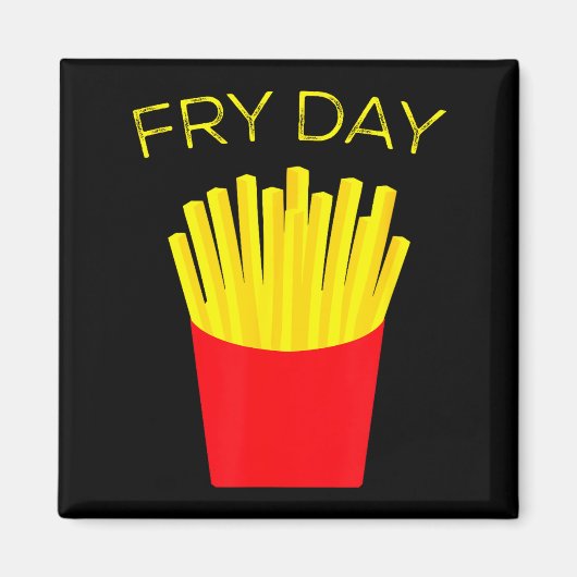 金曜日, フレンチフライ, TGIF 感謝金曜日 マグネット (正面)
