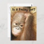 金曜日 ポストカード (正面/裏面)