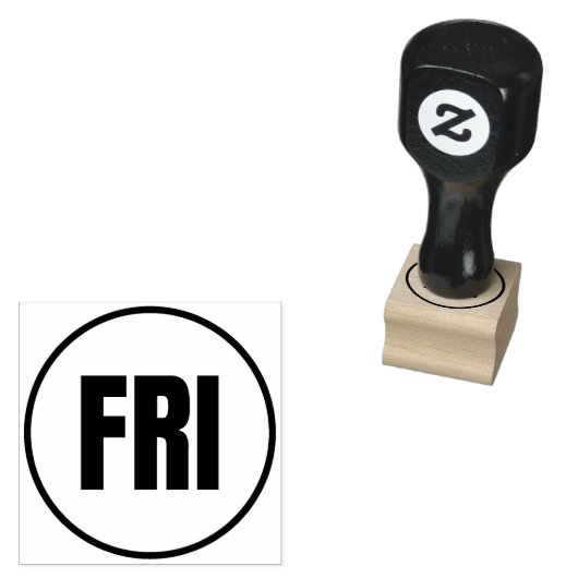 金曜日 ラバースタンプ (押印)