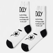 金曜詩ソックス – トレンディーおもしろい, White&Black ソックス (左)