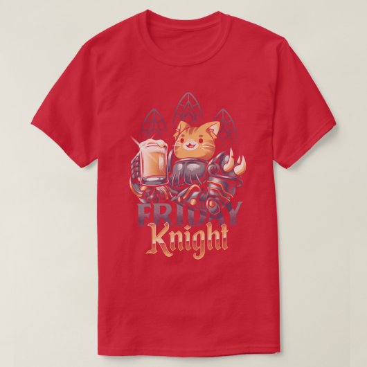 金曜騎士 Tシャツ (デザイン正面)