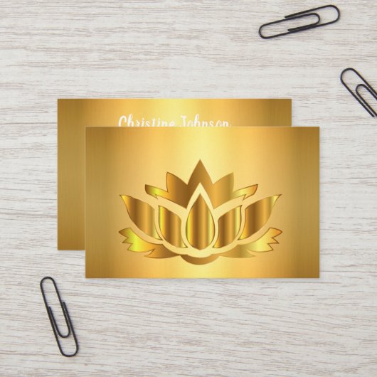 金曼荼羅エレガントの名刺 名刺 (正面/裏面インサイチュ)