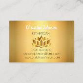 金曼荼羅エレガントの名刺 名刺 (裏面)