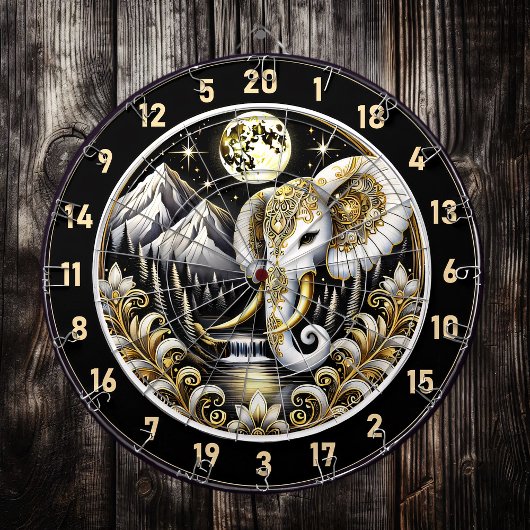 金月が白象の威厳を照らす|過去記事 ダーツボード