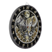 金月が白象の威厳を照らす|過去記事 ダーツボード (正面左)