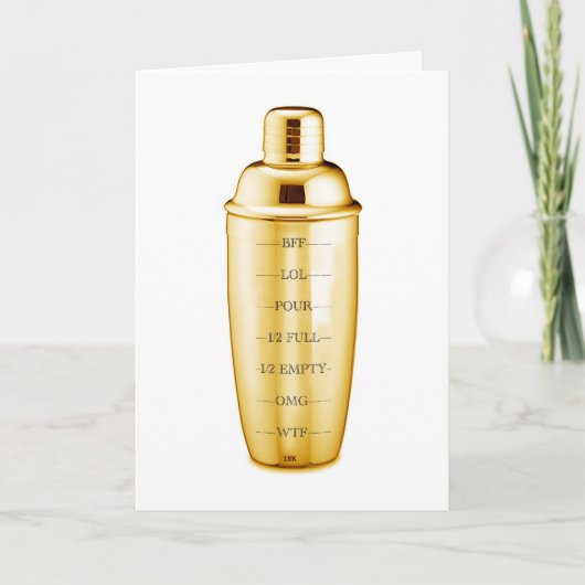 金本位のバースデー・カード カード (正面)