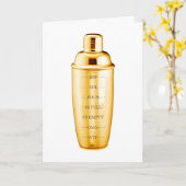 金本位のバースデー・カード カード (黄色い花)