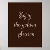 金楽しむの季節 ポスター (正面)