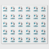 金正恩とトランプトランポリン大統領 ラッピングペーパー (フラット)