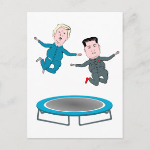 金正恩とトランプ大統領 ポストカード