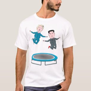 金正恩とトランプ大統領 Tシャツ