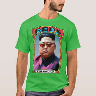 金正恩レトロ共産党貿易d tシャツ