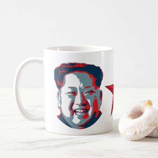 金正恩北朝鮮 コーヒーマグカップ (ドーナツ)