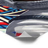 金正恩宇宙飛行士 – 北朝鮮美術 ポスター (角)