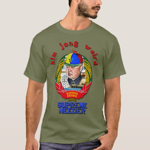 金正恩風変わり氏 – Supreme Neder Tシャツ