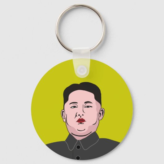 金正恩(キム・ジョンウン) キーホルダー (正面)