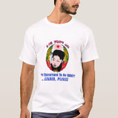 金正恩（キム・ジョンウン） – リーダー、お願い！ Tシャツ (正面)