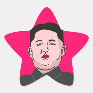 金正恩(キム・ジョンウン) 星シール