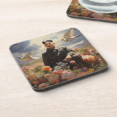 金正恩（キム・ジョンウン）最高指導者 コースター (左側)