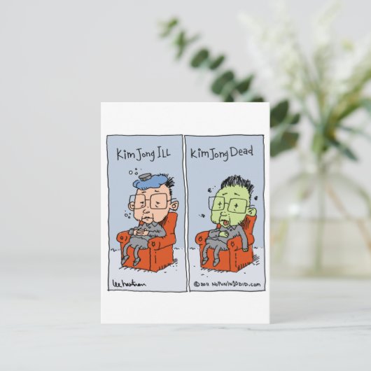 金正恩 ポストカード (スタンド正面)