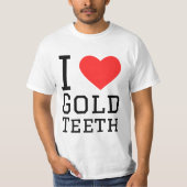 金歯が好き Tシャツ (正面)