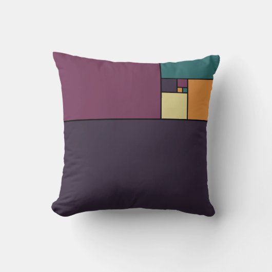 金比率の正方形 クッション (正面)