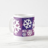 金比率の雪片 コーヒーマグカップ (正面左)