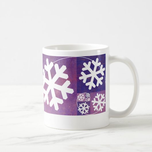 金比率の雪片 コーヒーマグカップ (右)
