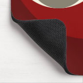 金比率は一周します(赤) マウスパッド (コーナー)