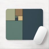 金比率は平方します(ニュートラル) マウスパッド (マウス)