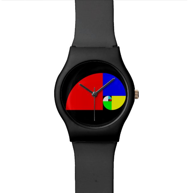 金比率、フィボナッチ螺線形 腕時計 (クローズアップ)