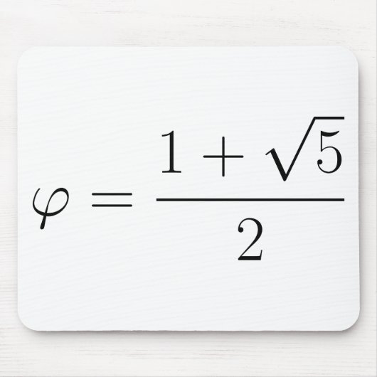 金比率 マウスパッド (正面)