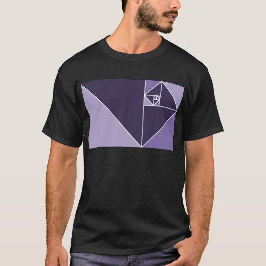 金比率(紫色) Tシャツ (正面)
