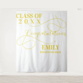 金氏 名誉卒業おめでとう 2025年度卒業 タペストリー (正面)