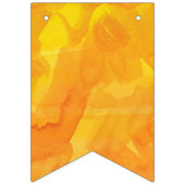 金水彩画のハッピーバースデー バンティングフラッグ (第1の旗)