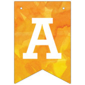 金水彩画のハッピーバースデー バンティングフラッグ (第3の旗)