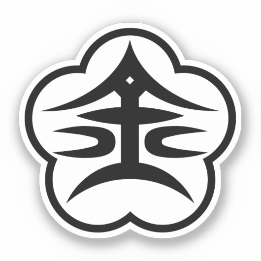 金沢市印(JAPAN) シール (正面)