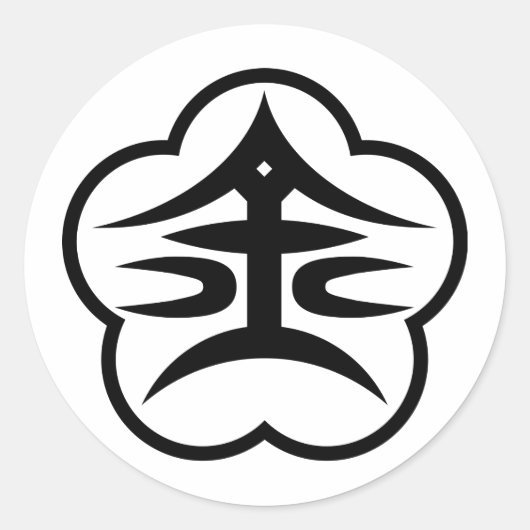 金沢市印(JAPAN) ラウンドシール (正面)