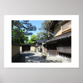 金沢市長町武士の町並み ポスター